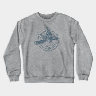 Bird on a wire Crewneck Sweatshirt